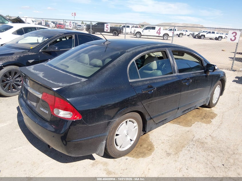 Vin: jhmfa3f28as005100, lot: 46909314, honda civic hybrid 20104