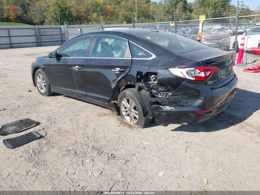 Vin: 5npe24af7gh406333, lot: 46909332, hyundai sonata 20163