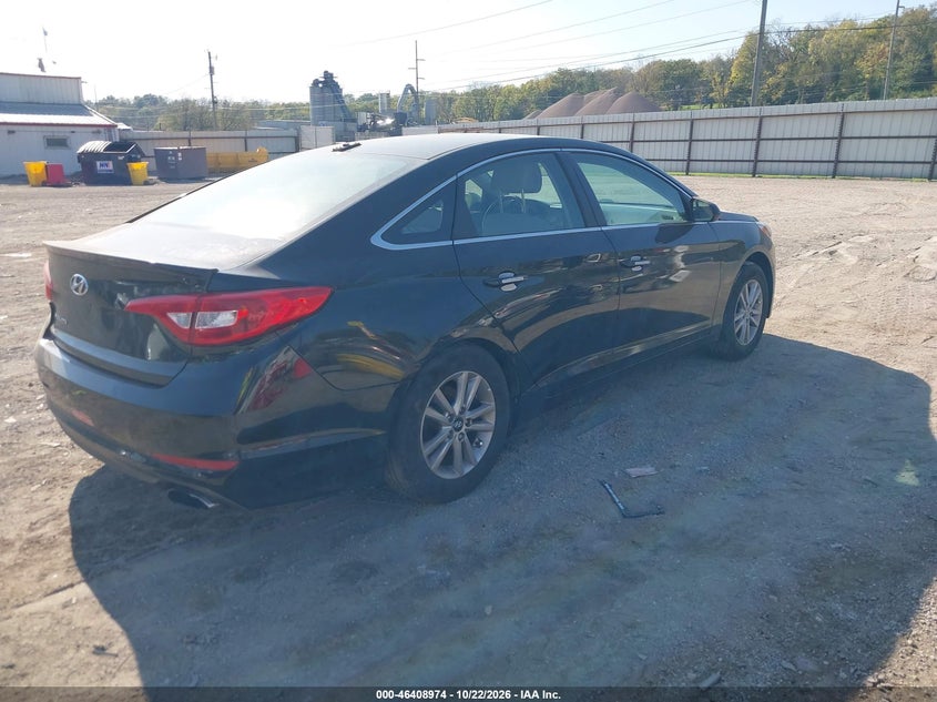 Vin: 5npe24af7gh406333, lot: 46909332, hyundai sonata 20164