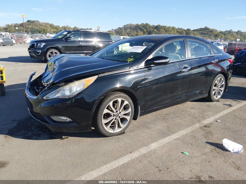 2013 Hyundai Sonata Limited 2.0T, Удар спереду, IAAI, VIN 5NPEC4AB0DH656387 — фото 2