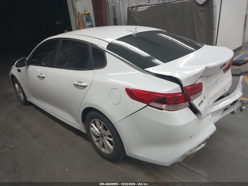 Vin: 5xxgt4l39gg086632, lot: 46909352, kia optima lx 20163