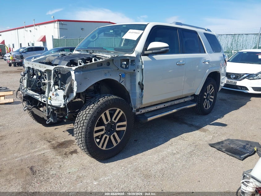 Vin: jtebu5jr4h5469433, lot: 46909363, toyota 4runner limited 20172