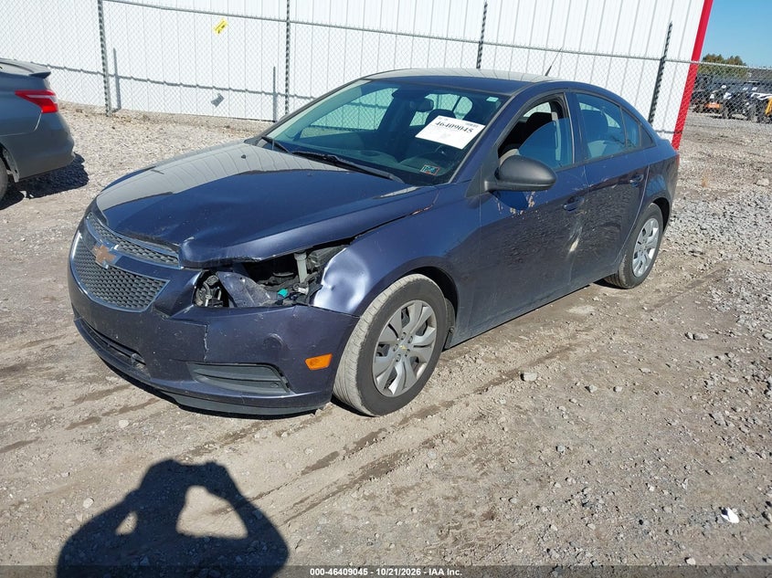 Vin: 1g1pa5sgxd7294869, lot: 46909403, chevrolet cruze ls auto 20132