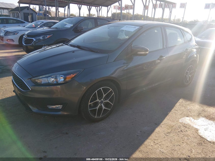 Vin: 1fadp3m22jl209613, lot: 46909466, ford focus sel 20182