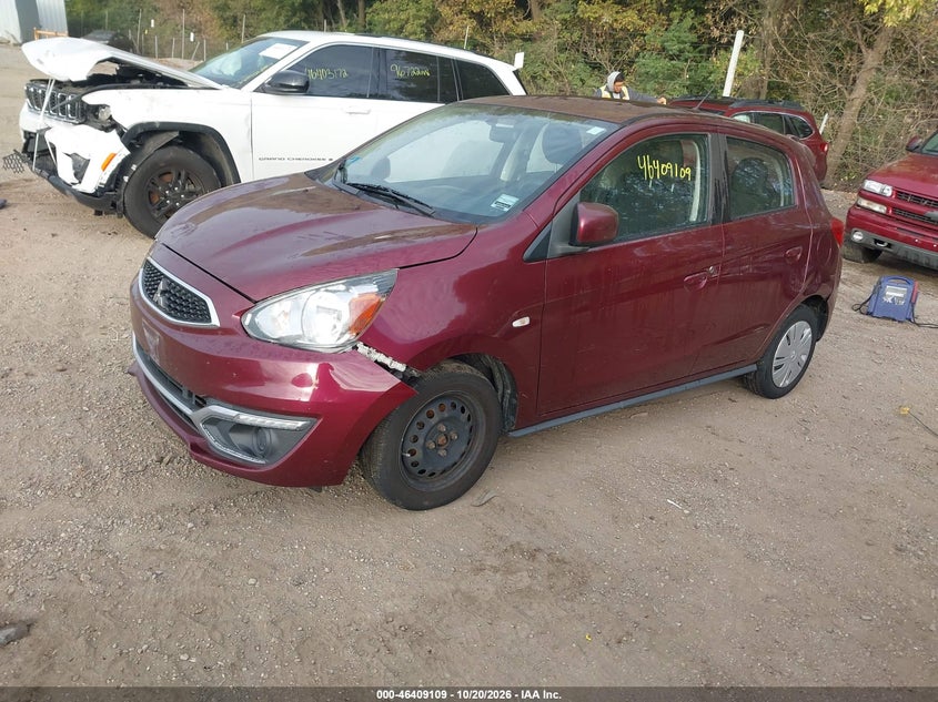 2018 Mitsubishi Mirage Es, Normal Wear & Tear, IAAI, VIN ML32A3HJ2JH014167 — photo 2