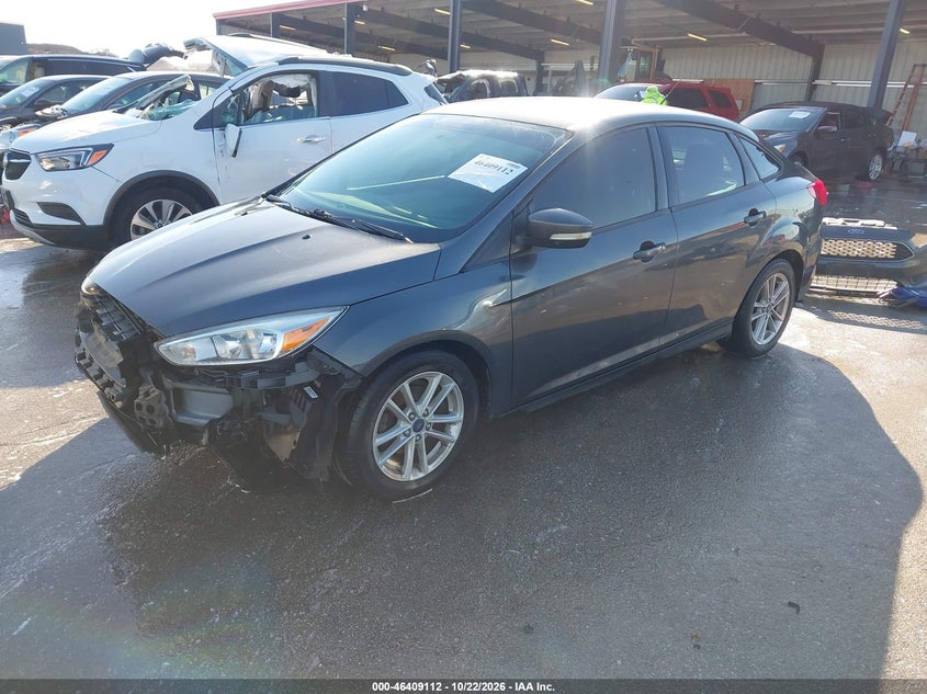 Vin: 1fadp3f20jl287448, lot: 46909470, ford focus se 20182
