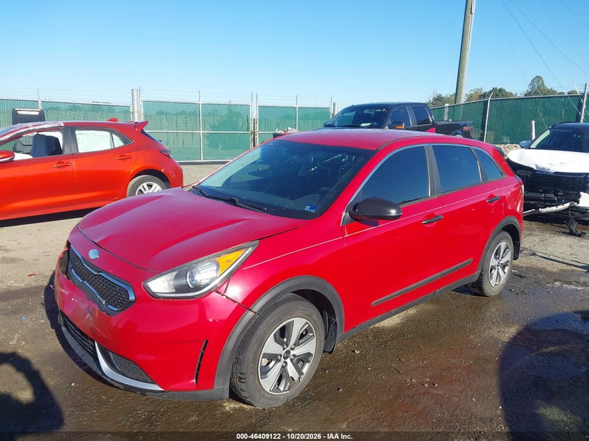 Vin: kndcb3lc9j5121757, lot: 46909480, kia niro fe 20182