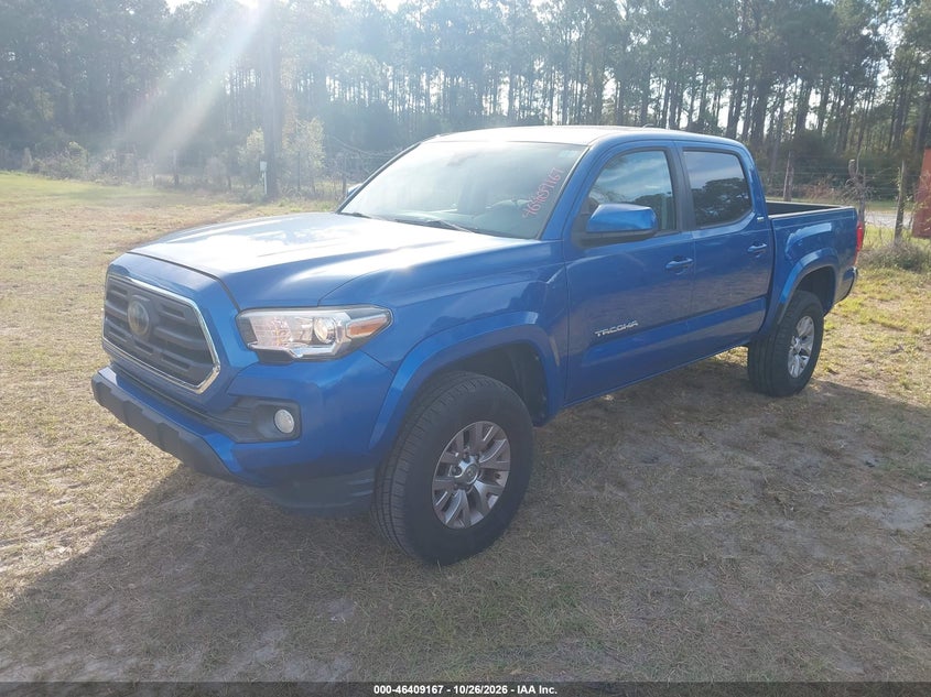 2018 Toyota Tacoma Sr5 V6, Storm Damage, IAAI, VIN 3TMAZ5CNXJM064950 — photo 2