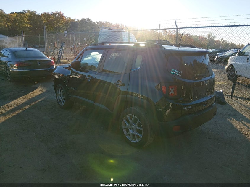 Vin: zacnjdb11ppp43669, lot: 46909565, jeep renegade latitude 4x4 20233