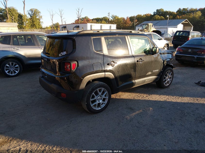 Vin: zacnjdb11ppp43669, lot: 46909565, jeep renegade latitude 4x4 20234