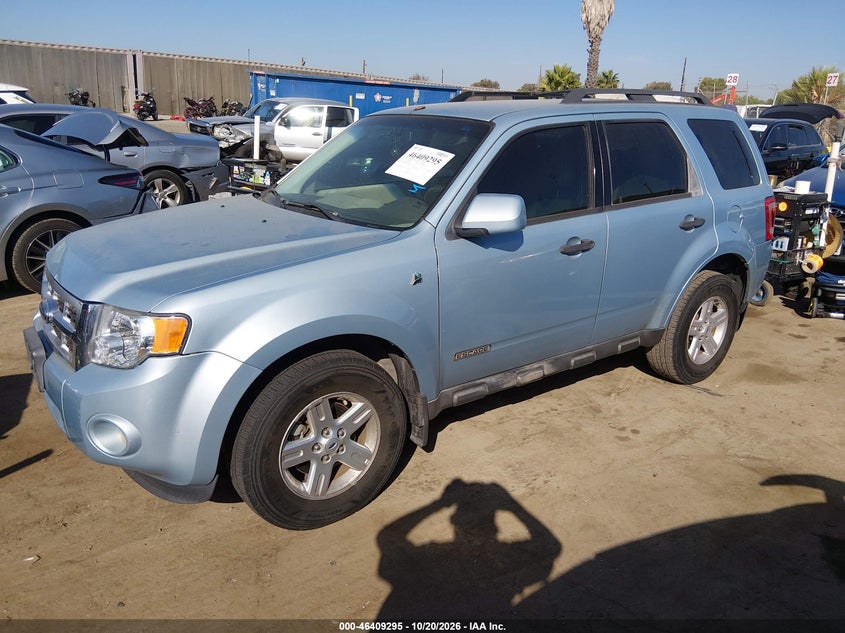 FORD ESCAPE HYBRID 2008 VIN 1FMCU49H58KB58332