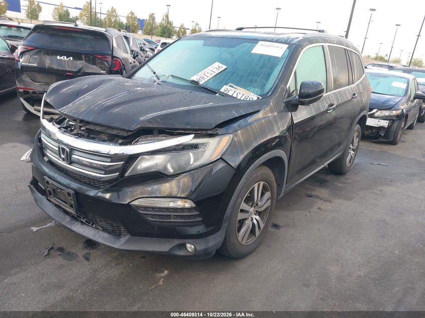 Vin: 5fnyf5h58hb036627, lot: 46909672, honda pilot ex-l 20172