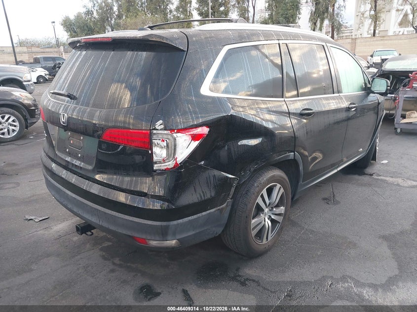 Vin: 5fnyf5h58hb036627, lot: 46909672, honda pilot ex-l 20174