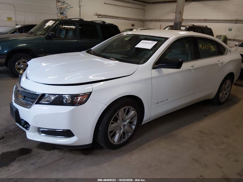 Vin: 2g11x5s32h9149895, lot: 46909680, chevrolet impala 1fl 20172