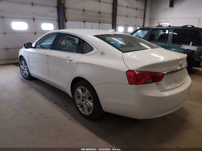 Vin: 2g11x5s32h9149895, lot: 46909680, chevrolet impala 1fl 20173