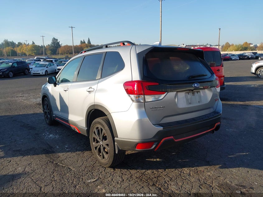Vin: jf2skapc5kh573362, lot: 46909841, subaru forester sport 20193