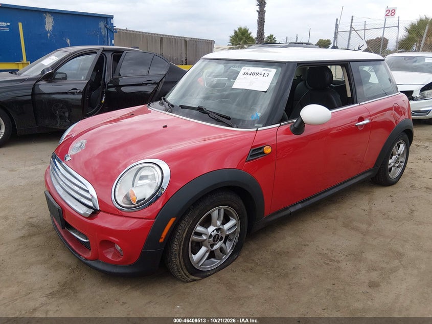 MINI COOPER 2012 VIN WMWSU3C52CT262253