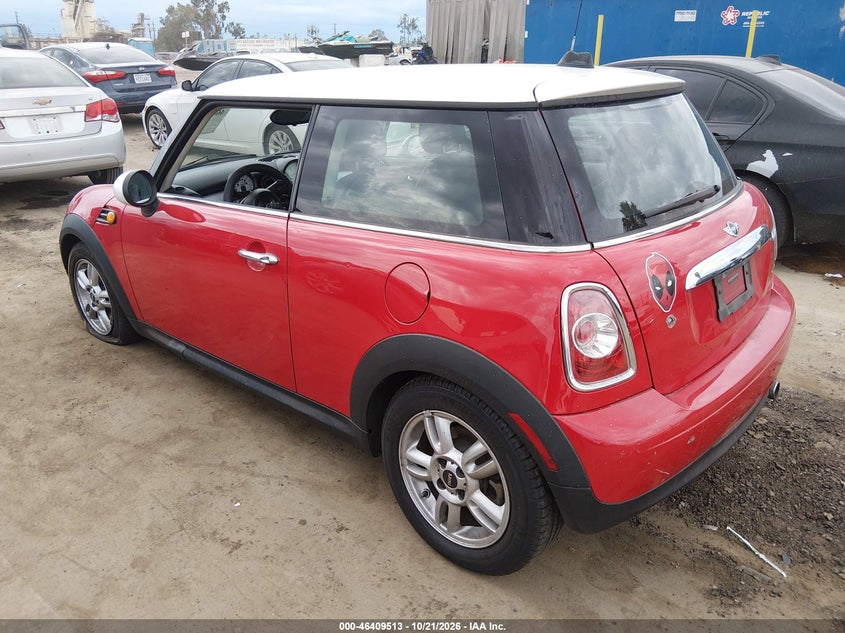 MINI COOPER 2012 VIN WMWSU3C52CT262253