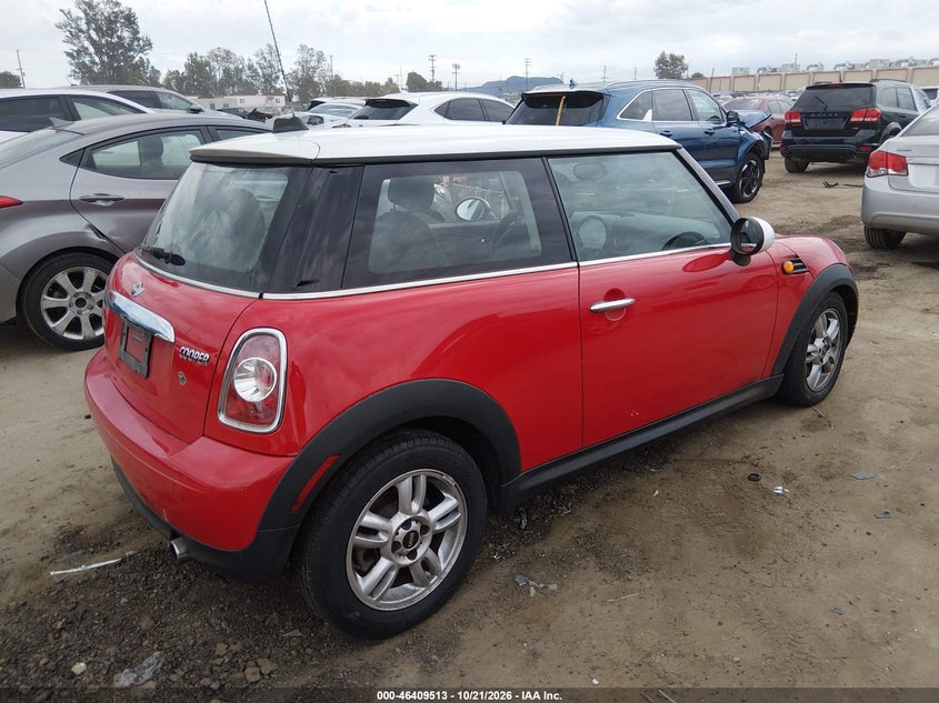 MINI COOPER 2012 VIN WMWSU3C52CT262253