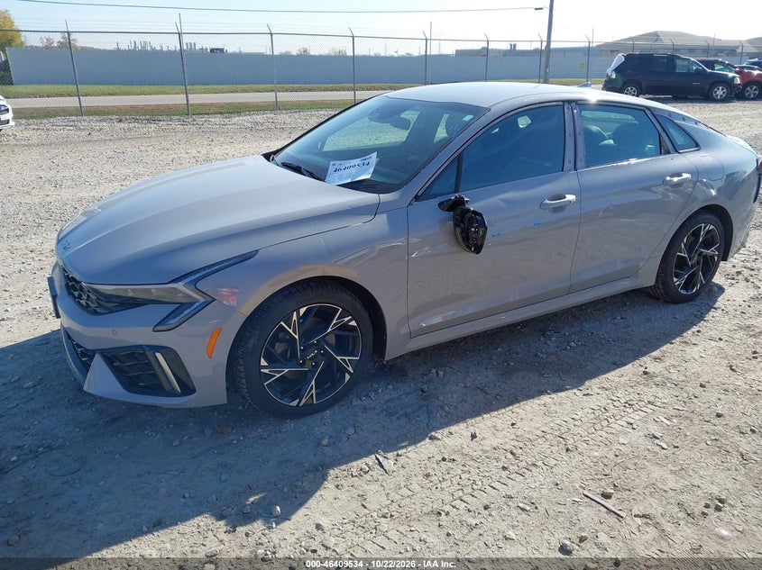 2025 Kia K5 Gt-Line, Storm Damage, IAAI, VIN KNAG64J76S5355001 — photo 2