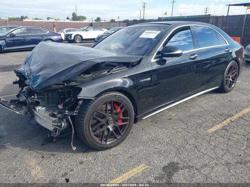 Vin: wddug8jbxka461818, lot: 46909914, mercedes-benz amg s 63 4matic 20192