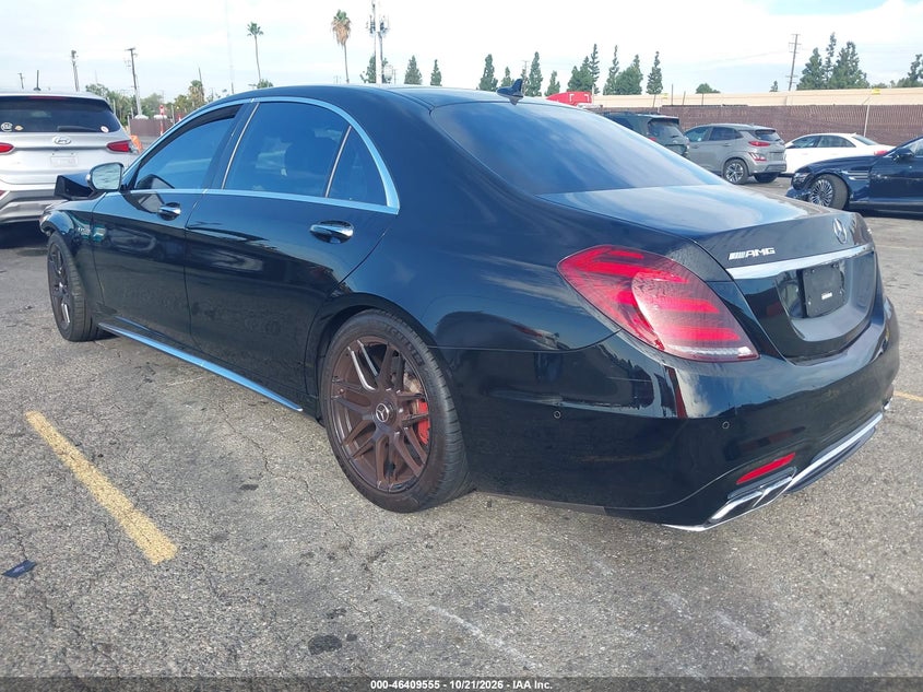 Vin: wddug8jbxka461818, lot: 46909914, mercedes-benz amg s 63 4matic 20193