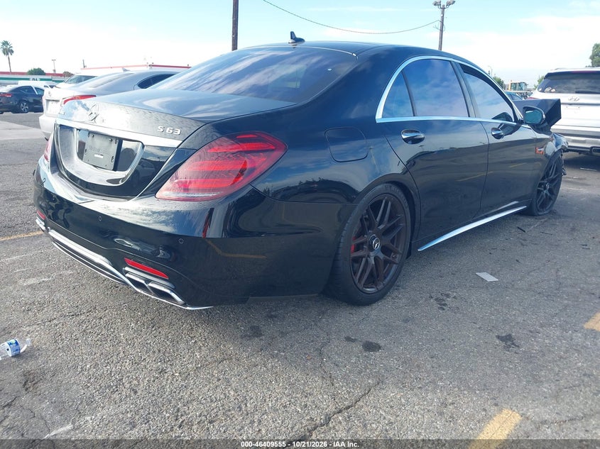 Vin: wddug8jbxka461818, lot: 46909914, mercedes-benz amg s 63 4matic 20194