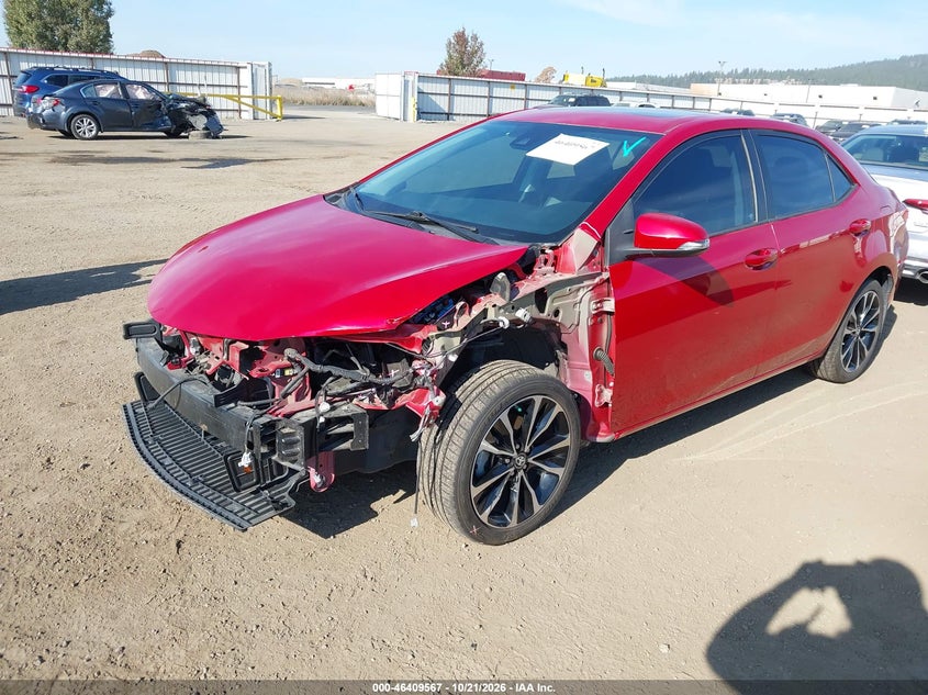 2017 Toyota Corolla Se, Front End, IAAI, VIN 2T1BURHE9HC762701 — photo 2