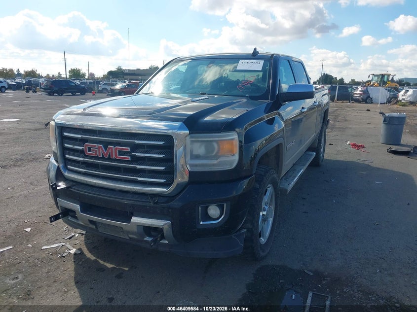Vin: 1gt12ze80ff660143, lot: 46909942, gmc sierra 2500hd slt 20152