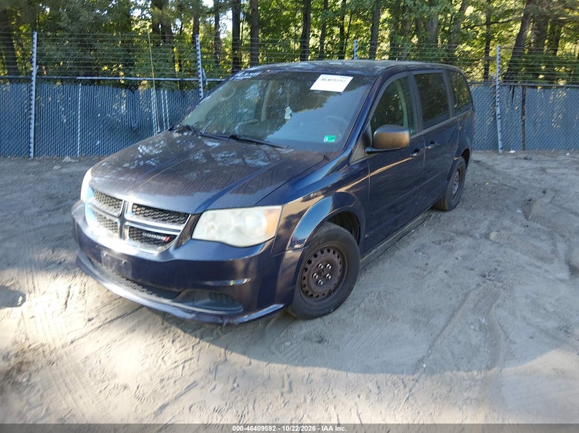 2012 Dodge Grand Caravan Se/Avp, Изъятое, IAAI, VIN 2C4RDGBG7CR366644 — фото 2