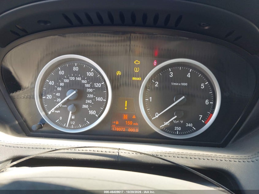 BMW 650I 2010 VIN WBAEA5C51ACV93467
