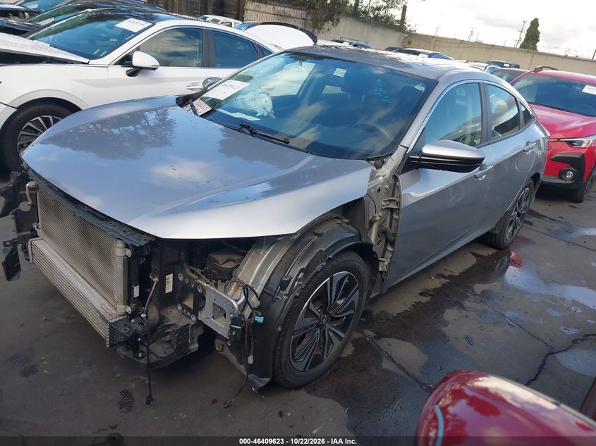 2018 Honda Civic Ex-T, Front End, IAAI, VIN JHMFC1F35JX004173 — photo 2
