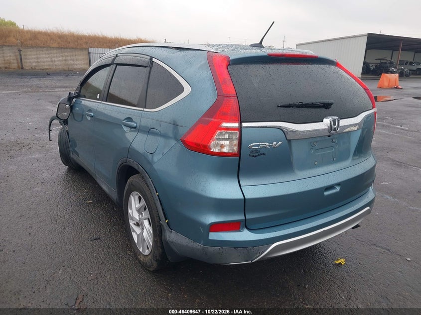 Vin: 2hkrm3h77fh525552, lot: 46910005, honda cr-v ex-l 20153