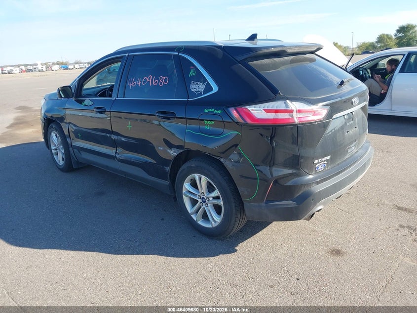 Vin: 2fmpk4j95kbb08639, lot: 46910038, ford edge sel 20193