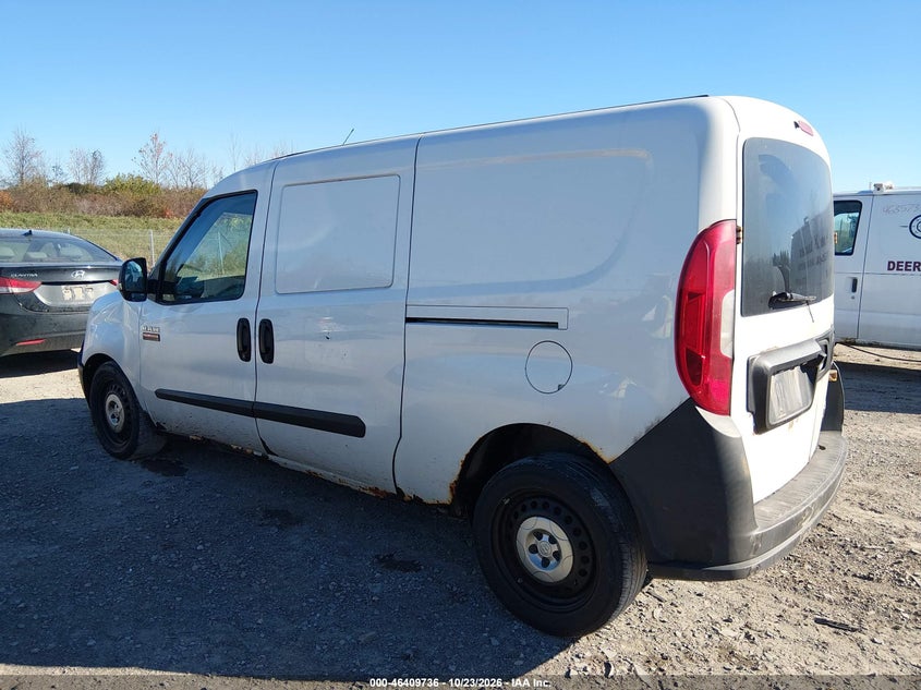 Vin: zfberfat7g6b49719, lot: 46910094, ram promaster city tradesman 20163