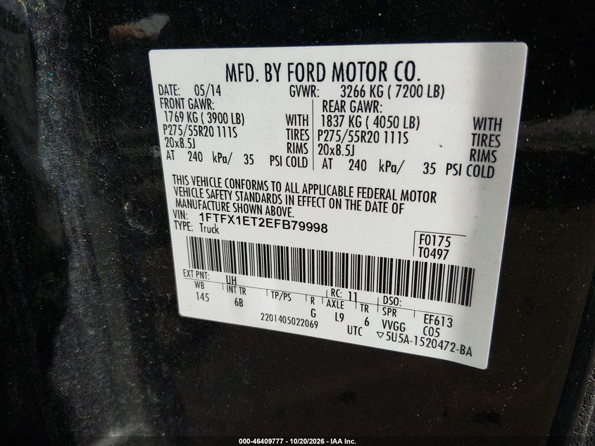 2014 FORD F-150 FX4 · Фото 9