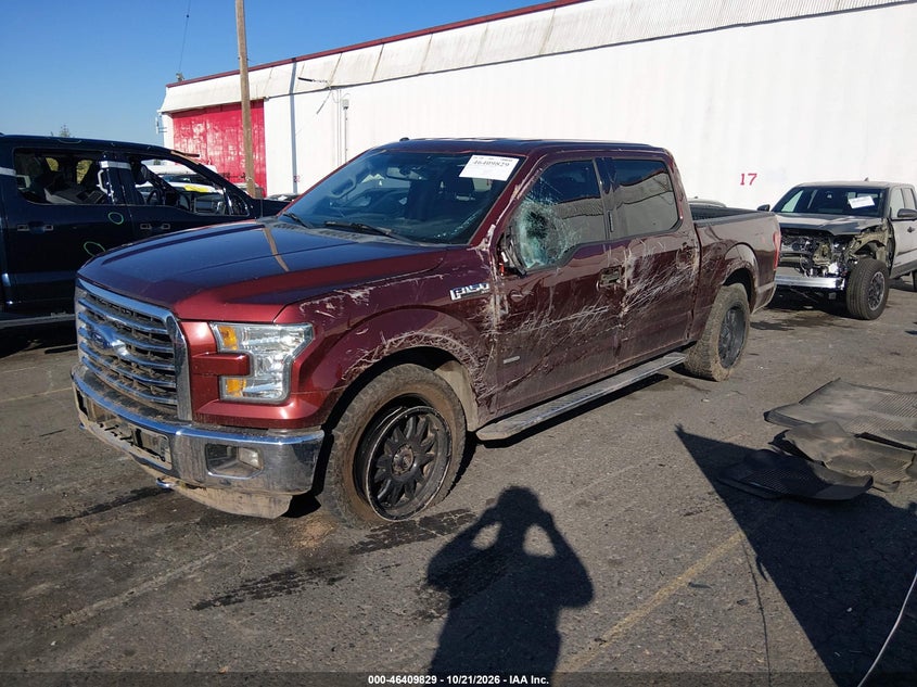 Vin: 1ftew1epxffc78829, lot: 46910187, ford f-150 xlt 20152