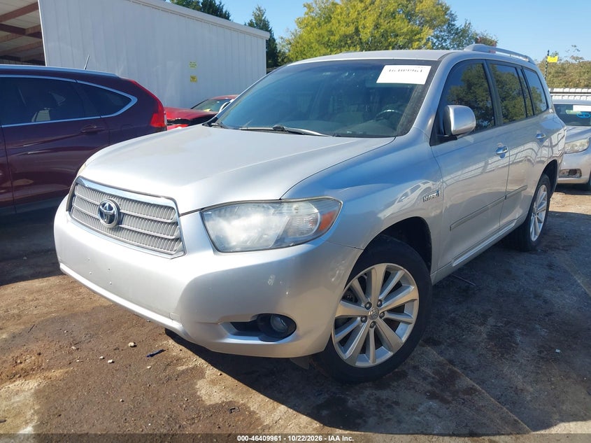 2008 Toyota Highlander Hybrid, Normal Wear & Tear, IAAI, VIN JTEEW41A282001844 — photo 2