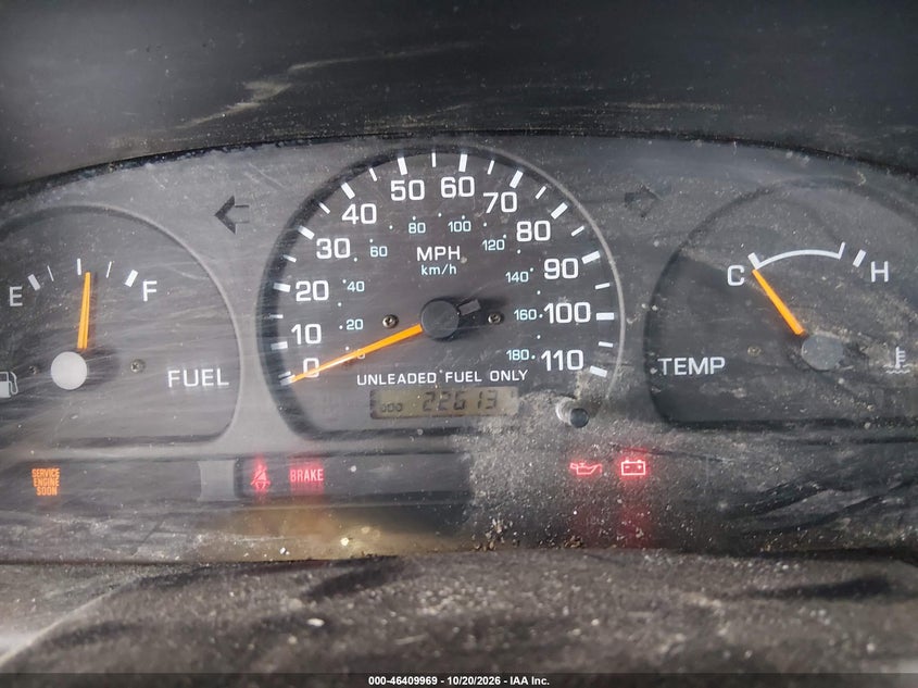 NISSAN FRONTIER 1999 VIN 1N6DD26S7XC341962