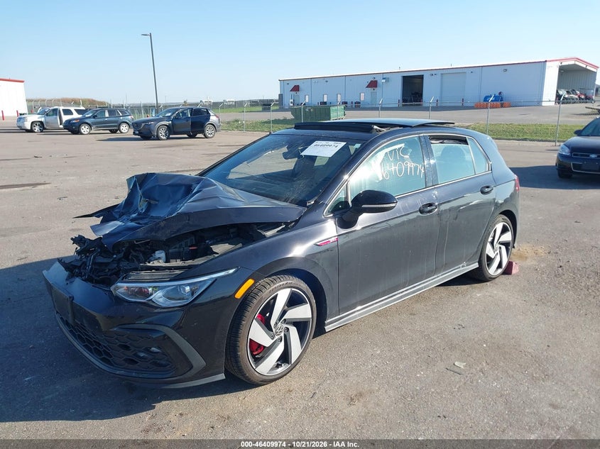 Vin: wvw287cd6nw197981, lot: 46910332, volkswagen golf gti 2.0t se 20222