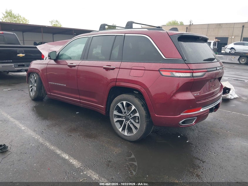 Vin: 1c4rjhdg7pc504564, lot: 46910378, jeep grand cherokee overland 4x4 20233