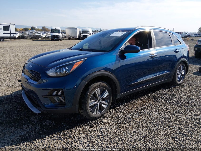Vin: kndcb3lc9n5535210, lot: 46910522, kia niro lxs 20222