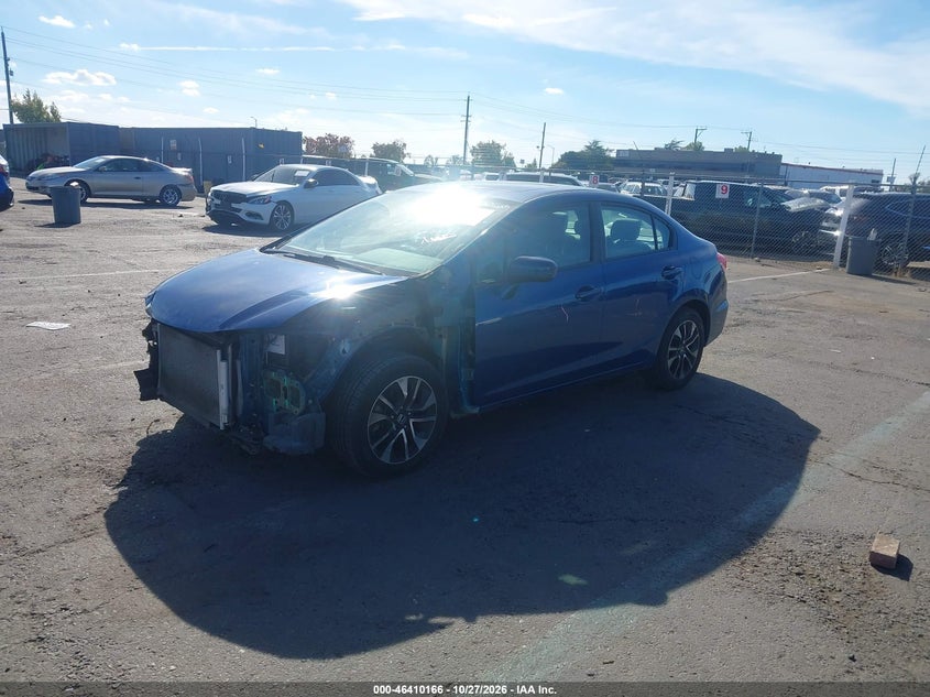 Vin: 2hgfb2f8xfh526395, lot: 46910524, honda civic ex 20152