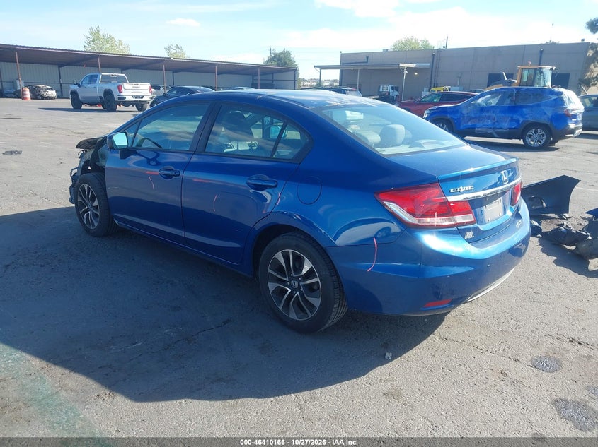 Vin: 2hgfb2f8xfh526395, lot: 46910524, honda civic ex 20153