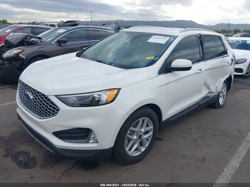 2024 Ford Edge Sel, Left Side, IAAI, VIN 2FMPK4J99RBB27737 — photo 2