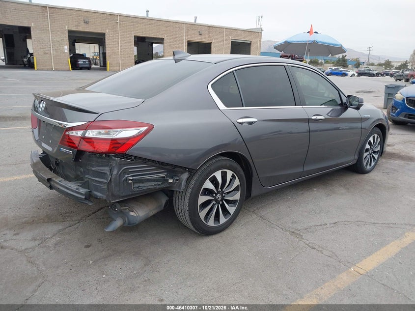 Vin: jhmcr6f52hc003449, lot: 46910665, honda accord hybrid ex-l 20174