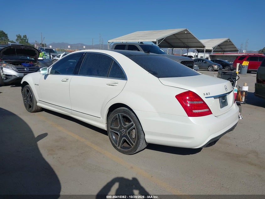 Vin: wddng7eb9ba382973, lot: 46910720, mercedes-benz s 63 amg 20113