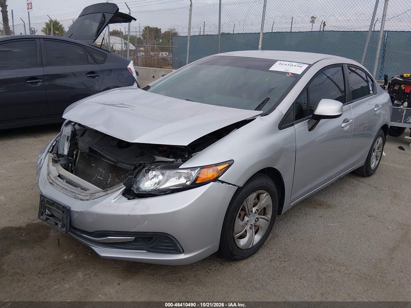 Vin: 19xfb2f57de260329, lot: 46910848, honda civic lx 20132