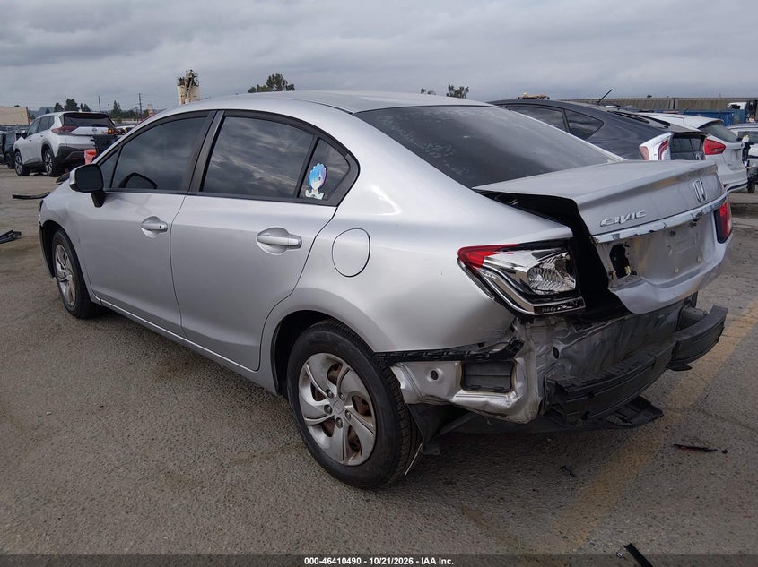 Vin: 19xfb2f57de260329, lot: 46910848, honda civic lx 20133