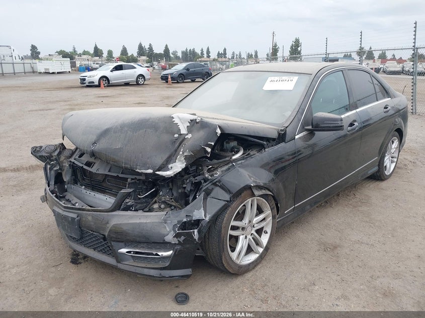 Vin: wddgf4hb9dr274038, lot: 46910877, mercedes-benz c 250 sport 20132